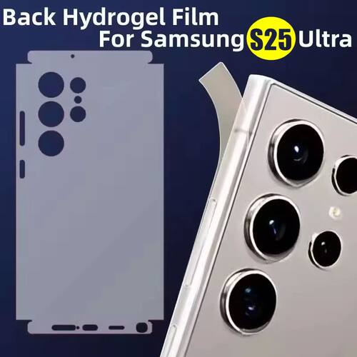 1/2Pcs Clear Back Hydrogel Film for Samsung Galaxy S25 Ultra