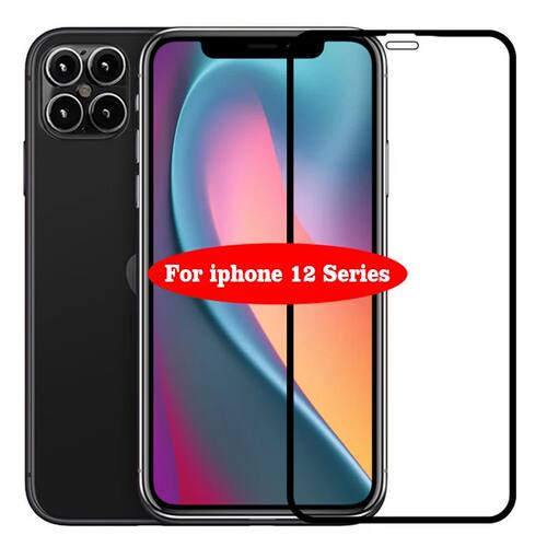 3D Full Glue Tempered Glass For iPhone 12 Mini Full Cover 9H