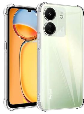 Shockproof Clear Silicone Case For Redmi 12 12C 13C Bumper Shell Redmi Note 12 13 Pro Back Cover