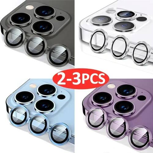 2-3pcs Metal Camera Lens Protector For iPhone 11 12 13 14 15