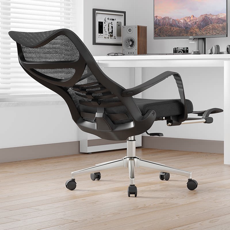 泉琪电脑椅可躺家用人体工学椅办公室午休椅子护腰办公椅电脑椅子