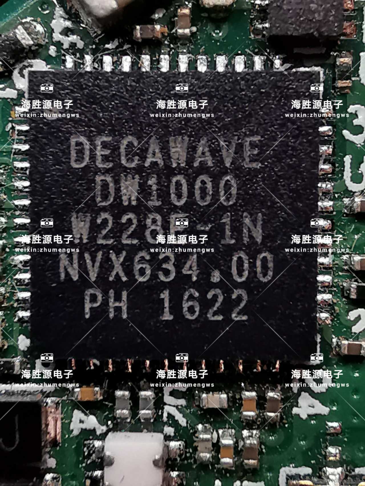 DW1000 DecaWave 室内定位芯片高精度QFN48 收发器 现货库存