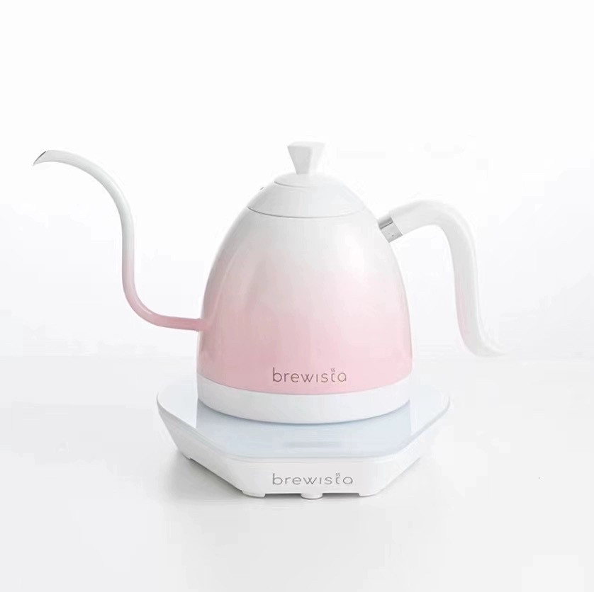 Brewista春季樱花粉限定套装渐变粉温控壶手冲咖啡滤杯山丘壶组合