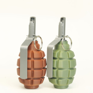 【F1柠檬】苏联F1手雷模型玩具摆件尼龙玩家军事仿真比例带弹簧