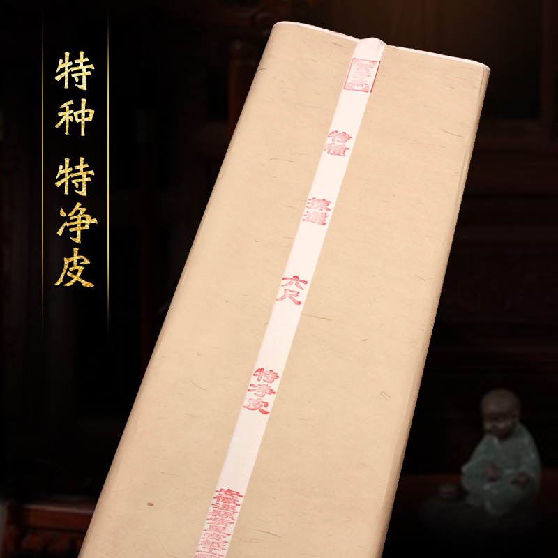 紫芳斋特种净皮书法整张对开练习