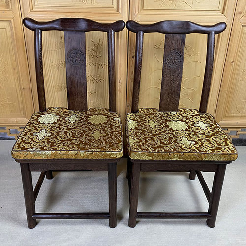 新中式风鸡翅木儿童学习椅换鞋凳