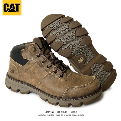 马丁靴CAT卡特工装男中帮大黄靴