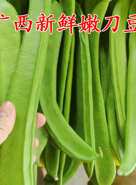 刀豆新鲜5斤包邮广西农家自种 时令蔬菜刀豆剁椒原料 刀把豆包邮