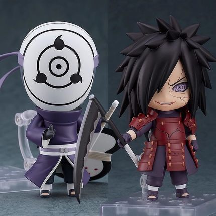 火影手办宇智波带土2120宇智波斑2175水门粘土人 疾风传动漫摆件