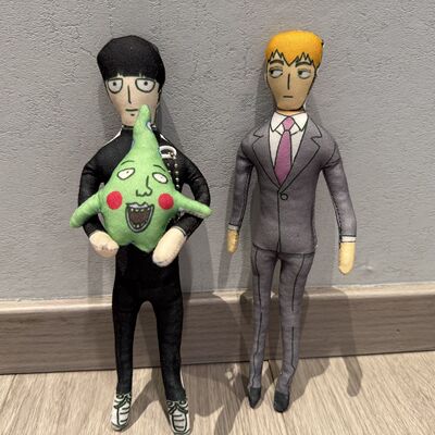 灵能百分百抽象玩偶影山茂夫灵幻新隆抽象老鼠干内置骨架无白边