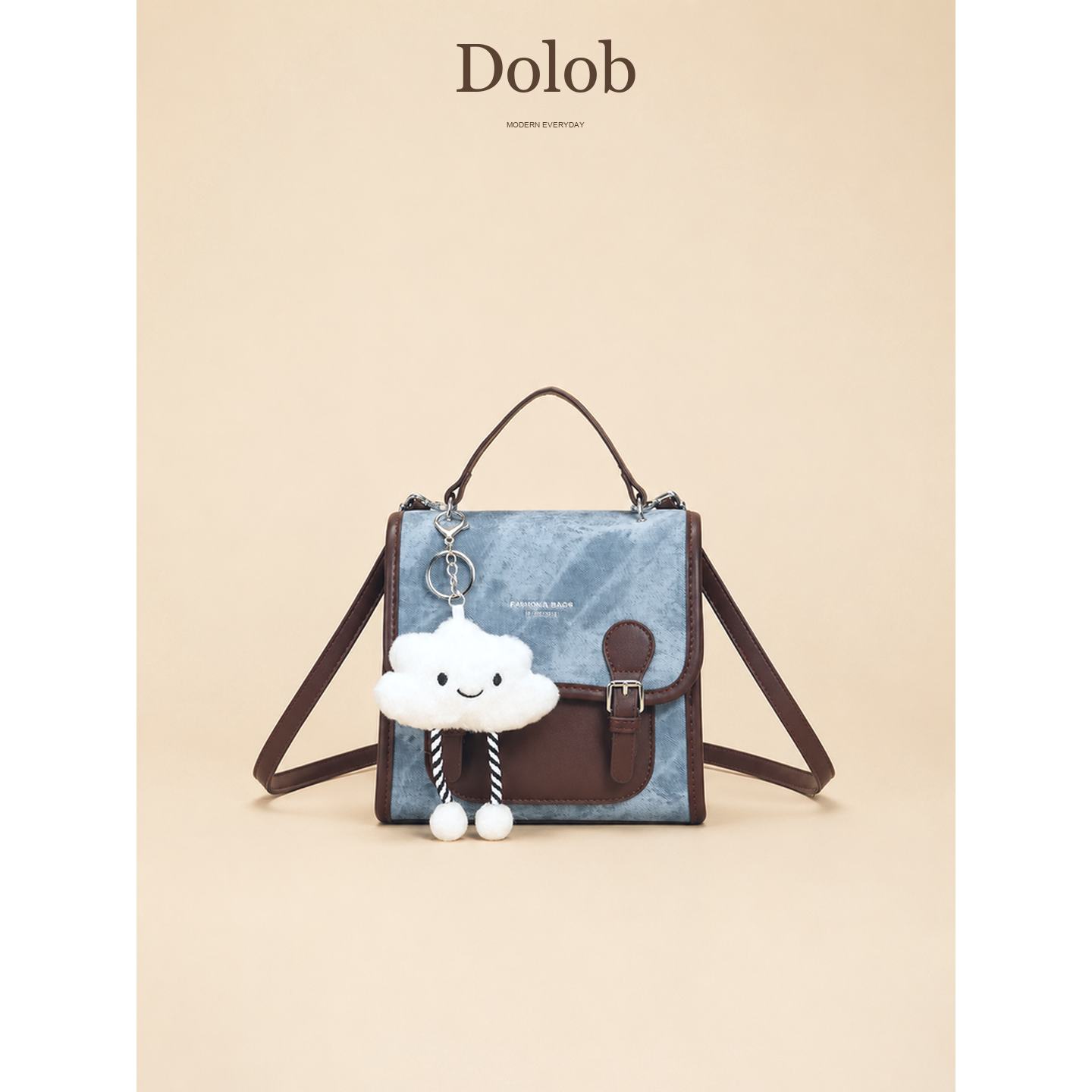 Dolob2026夏季新款韩版洋气撞色双肩女士包外出通勤旅行小背包
