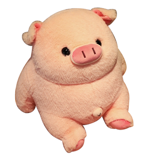 毛绒玩具胖墩墩猪肚脐猪仔玩偶卡通礼物猪猪公仔胖猪女孩布娃娃