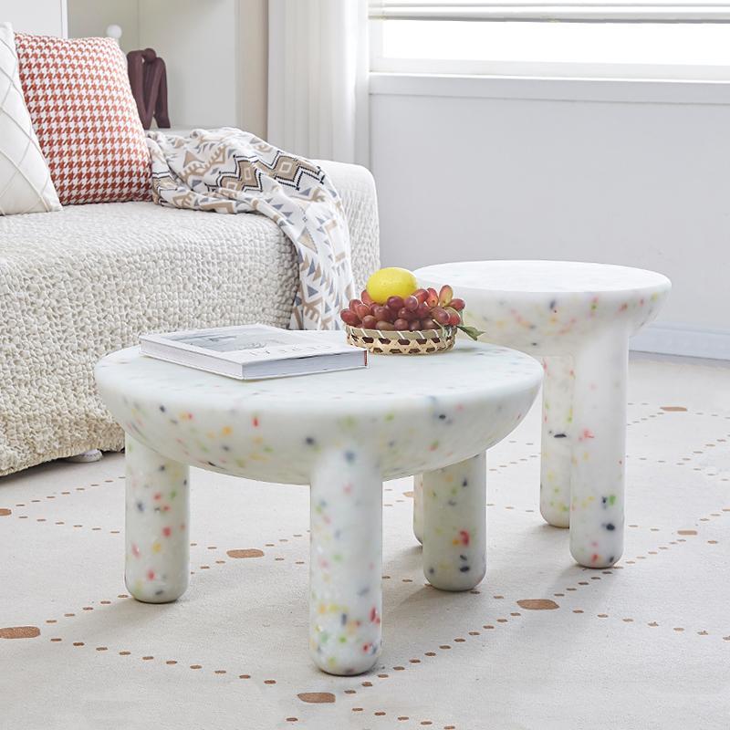 米悦创意沙发边几家用客厅组合茶几小户型阳台角几简易小桌子圆形