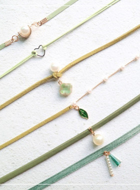 choker森林项链韩版脖子饰品颈带