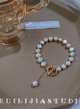 淡水珍珠手链女精致巴
