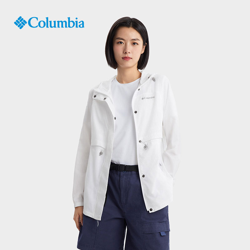 哥伦比亚休闲衣可调节风帽设计