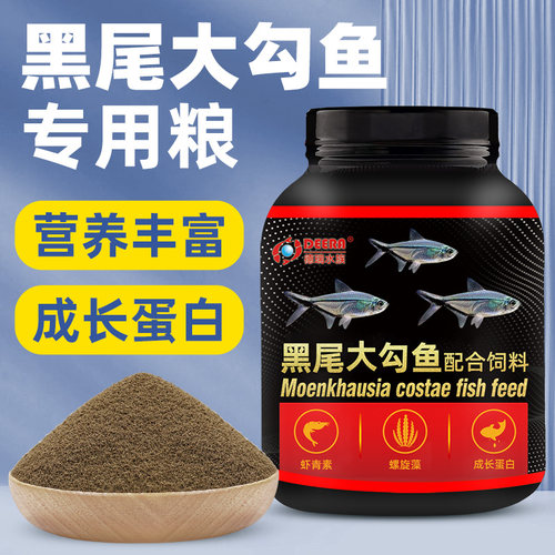 黑尾大勾鱼饲料鱼食小型鱼