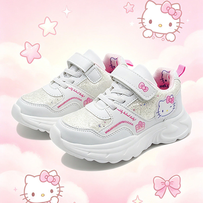 幼儿园hellokitty凯蒂猫童鞋春季新品儿童鞋女童休闲鞋轻便运动鞋