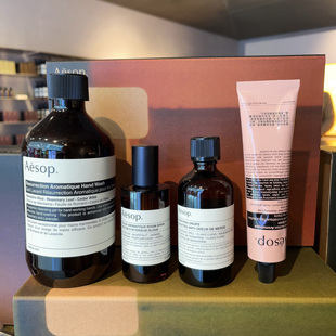 保税直发 新款Aesop伊索年度礼盒 三四件套装护手霜洗发水沐浴露