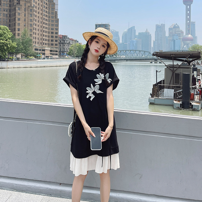 现货立体花朵时尚洋气连衣裙297-280-P105-K158,女装连衣裙,艾艾淮淮