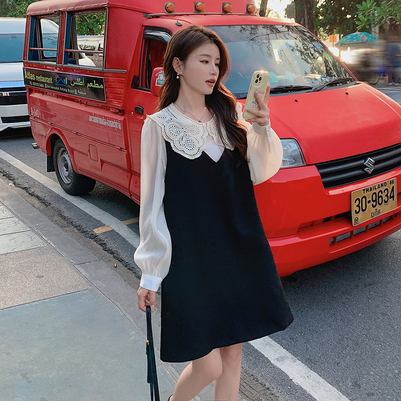 现货春季娃娃领休闲宽松两件套297-060,女装套装/套裙,艾艾淮淮