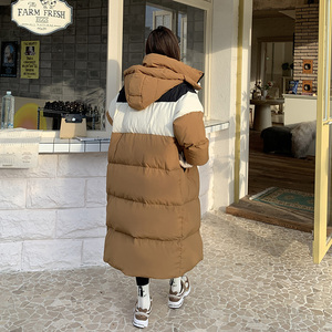 现货 90 白鸭 绒 加厚 学院风 长款羽绒服297-8137-P335-K498图片