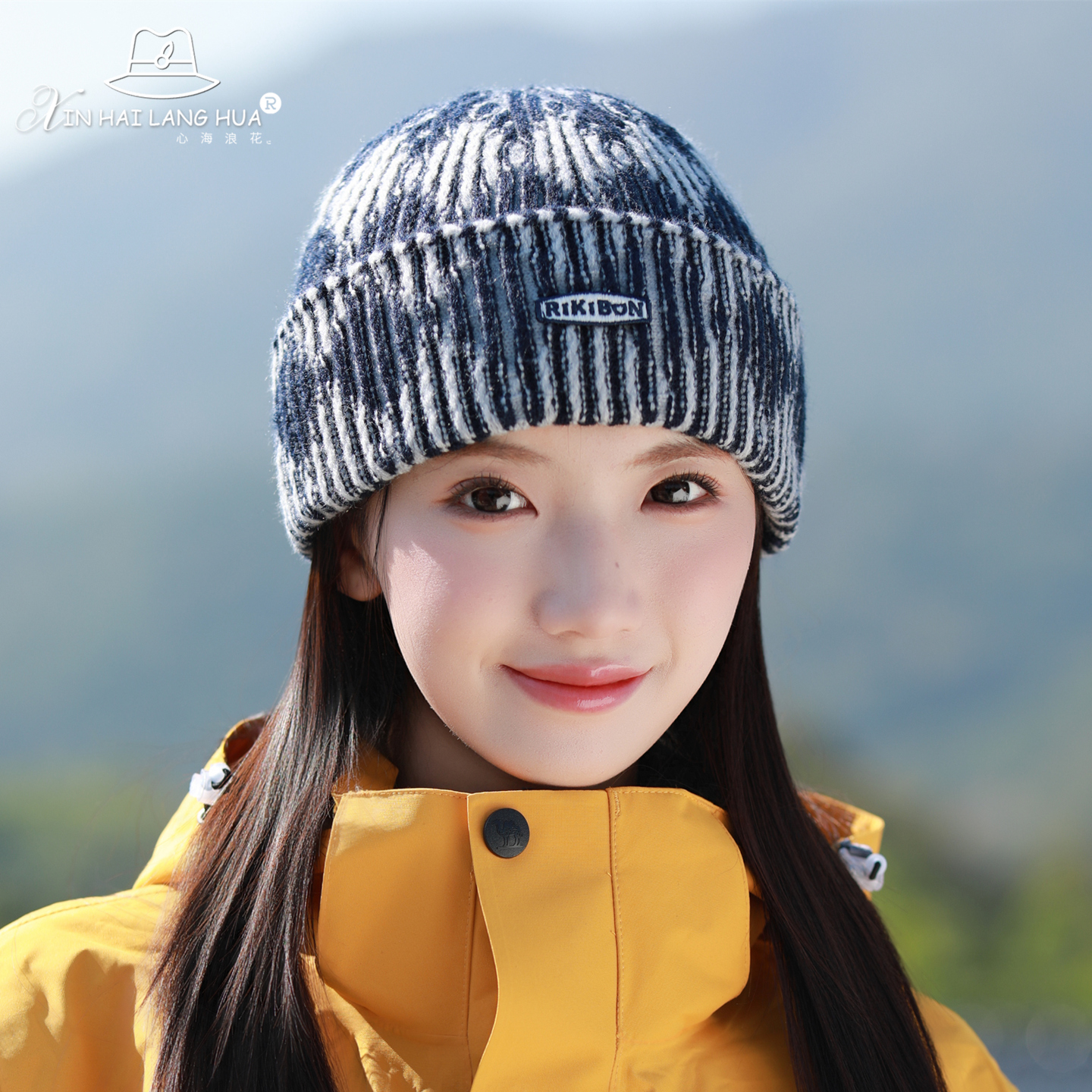 运动登山针织帽子男女通用爬山