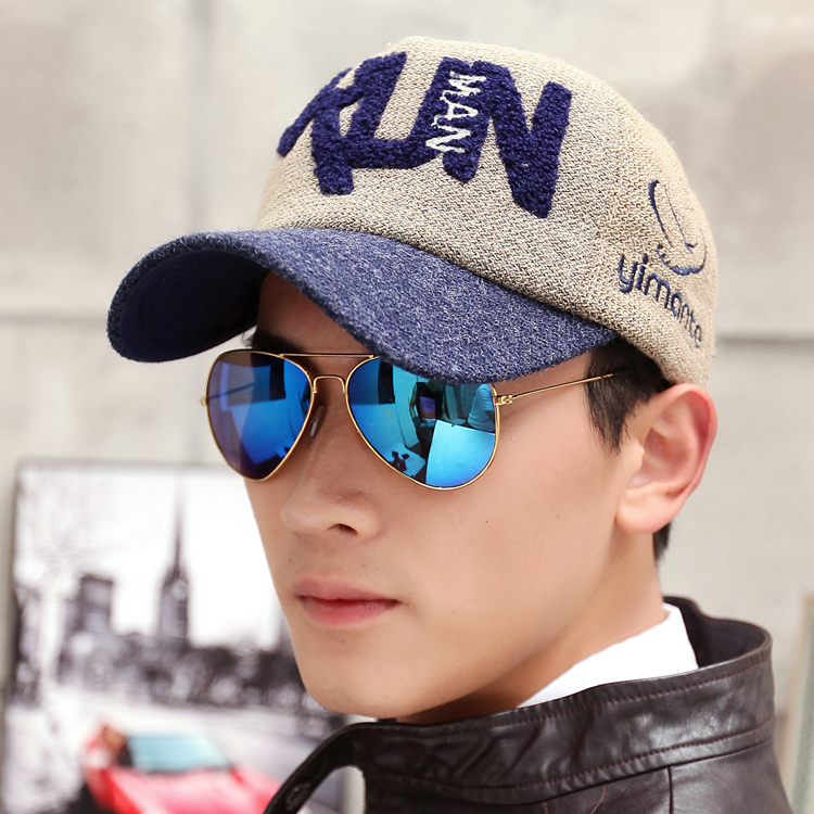 冬季男士帽子鸭舌帽韩版针织毛线帽秋冬天韩国休闲百搭青年棒球帽