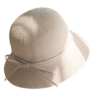 女简约蝴蝶结小礼帽百搭渔夫帽子