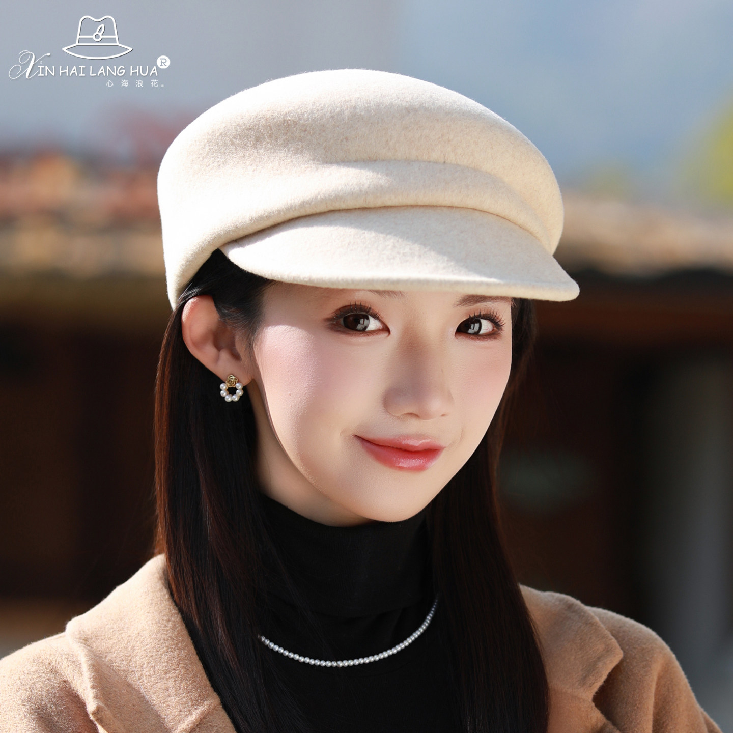 英伦复古羊毛呢鸭舌贝雷帽子女秋冬优雅气质百搭画家报童帽高级感,服饰配件/皮带/帽子/围巾,帽子,淘宝优惠券,粉丝福利购,淘宝优惠卷