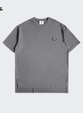 BOUNCE官方BONS夏季大地色潮流T恤运动休闲短袖宽松舒适男子圆领