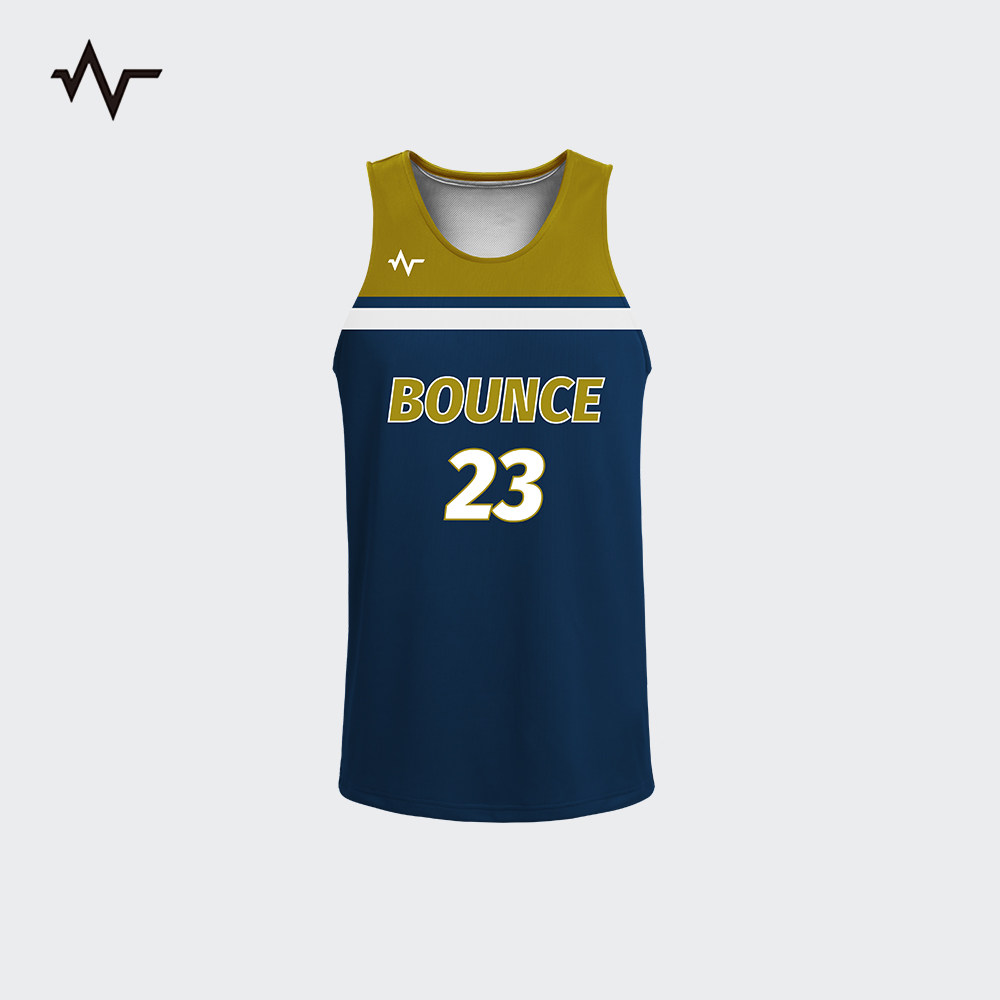 BOUNCE GYO定制撞色篮球服套装比赛队服背心短裤球衣可印字号男女