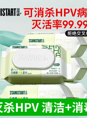 三仕达马桶消毒湿巾80片