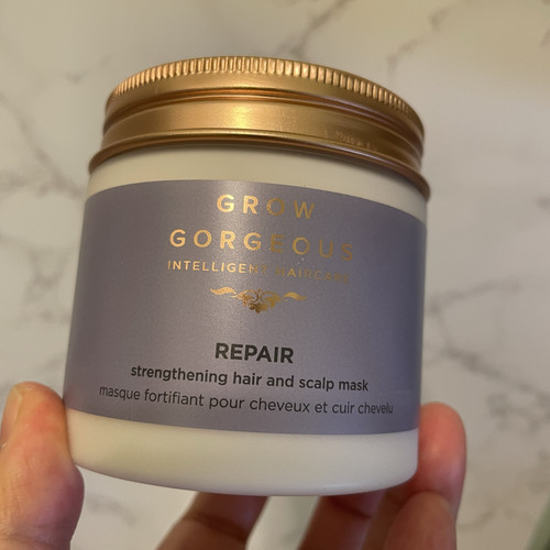 grow gorgeous 急救 修护发膜 200ml 滋润修护 纸盒不完美有压痕