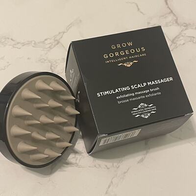 grow gorgeous 洗发抓梳子 按摩梳子按摩头皮梳子 梳齿有弹性不硬