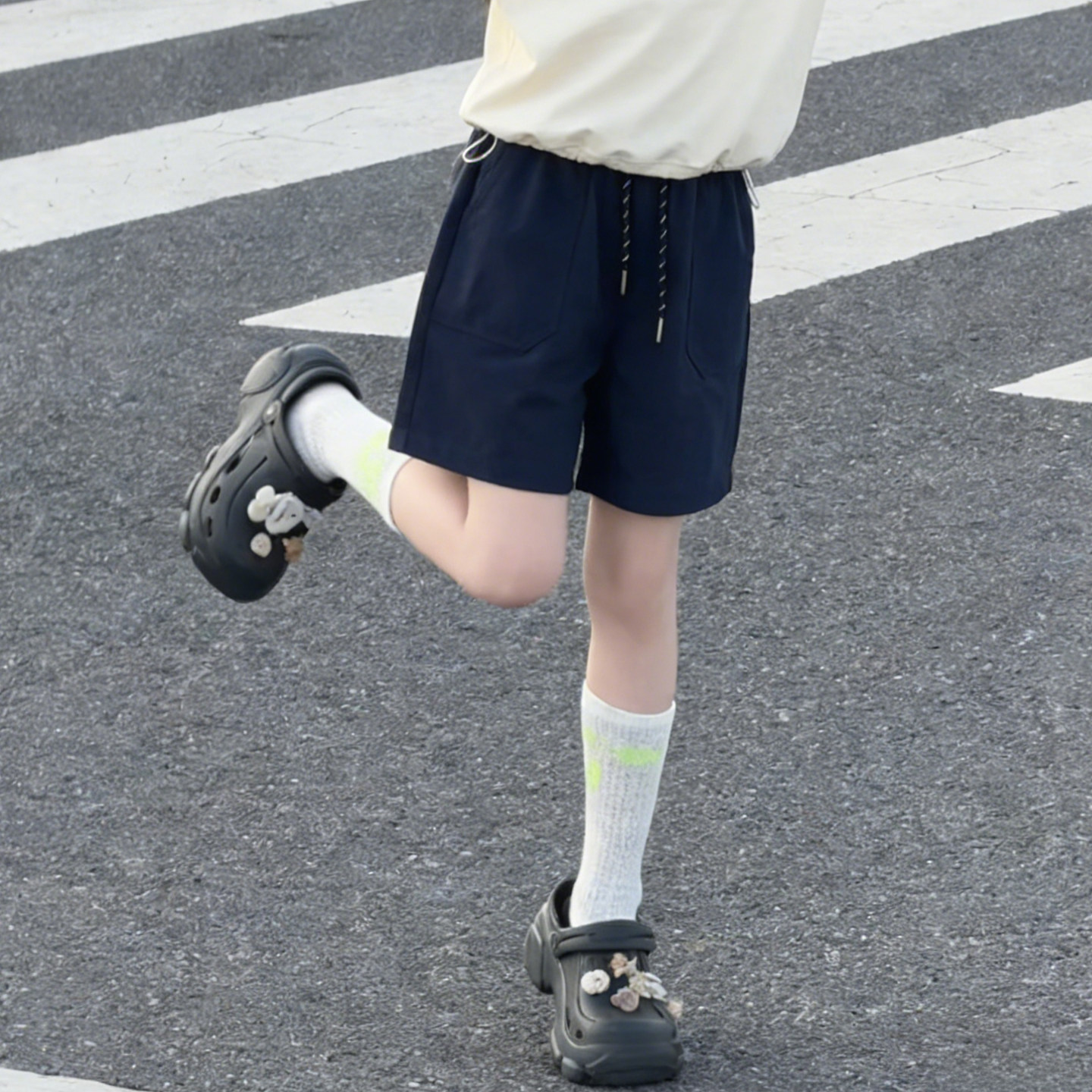 壹妈女童裤子夏季薄款2026新款