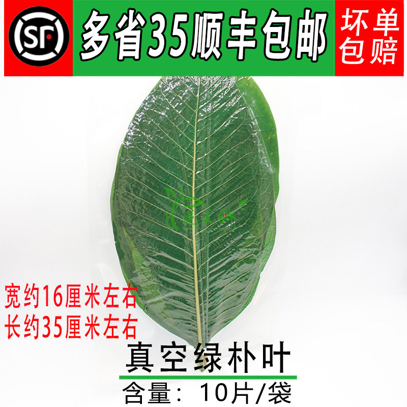 新鲜朴叶餐饮摆盘鲜花草