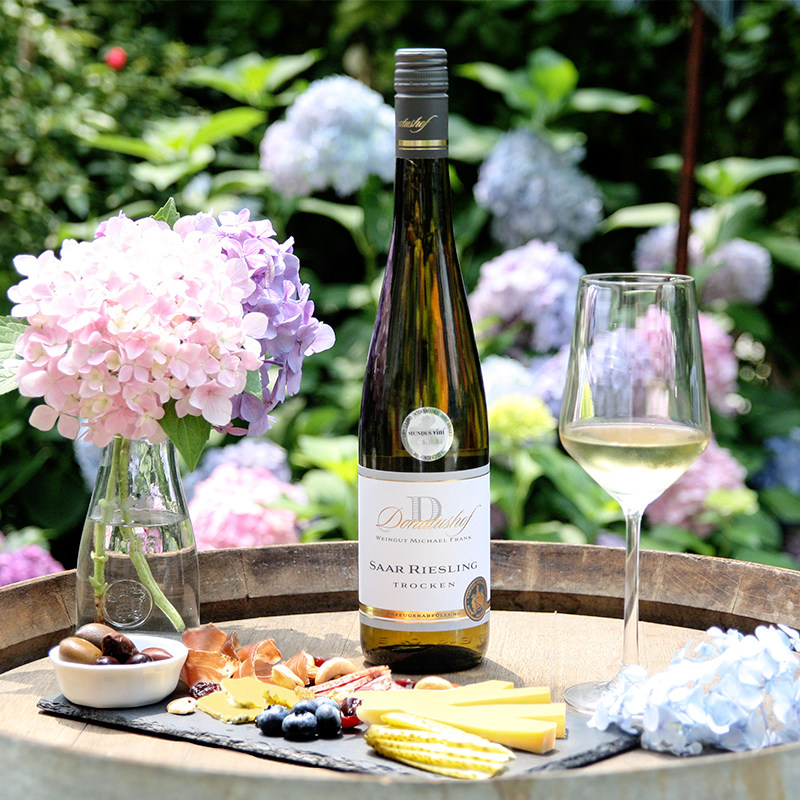 齐饮 德国原装进口摩泽之王半甜雷司令干型白葡萄酒saar riesling