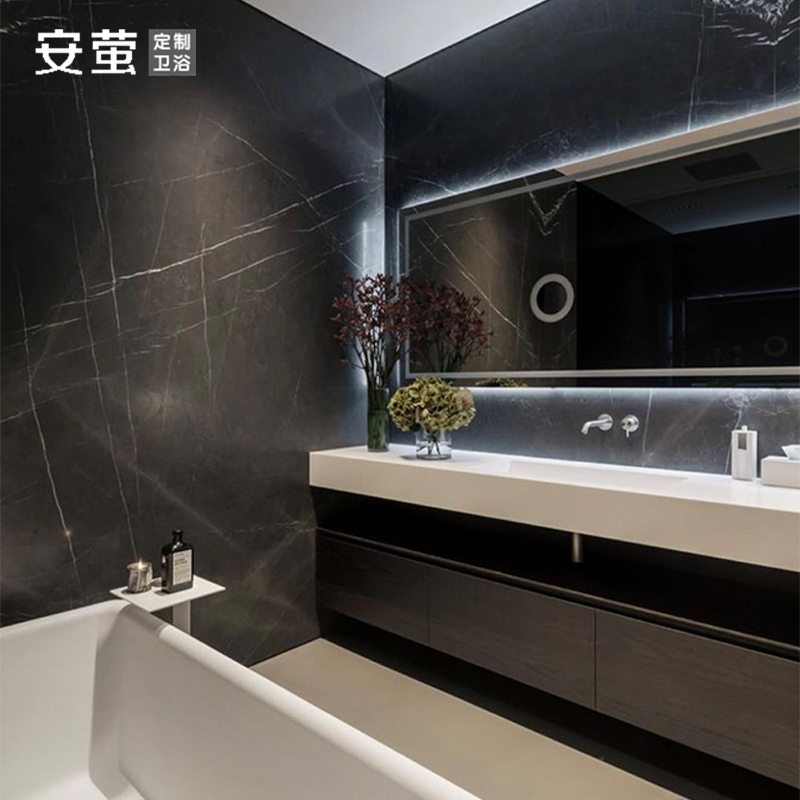 【高端定制】安萤实木浴室柜专家