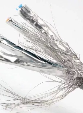 cat7A无氧铜SFTP橙色蓝色305米万兆双屏蔽纯铜超六类七类网线灰色