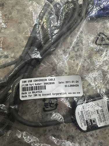 IBM USB KVM Cat5 392895 39M2899 39M2909 KVMA模块延长线
