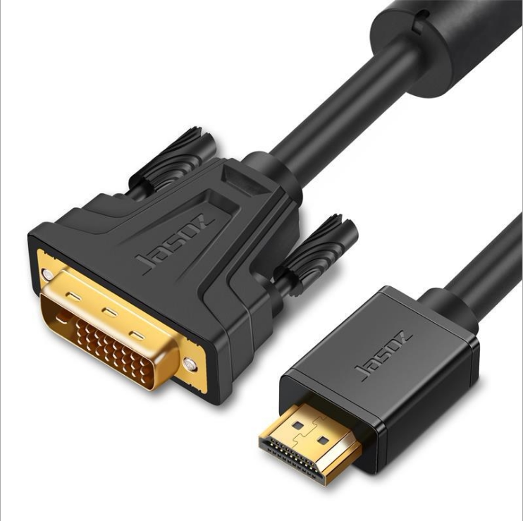 捷森A106 HDMI转DVI线双向互转 HDMI/DVI线工程专用无氧铜线芯