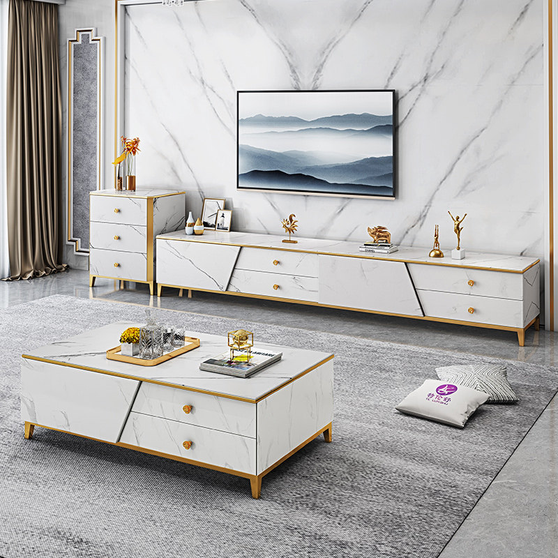 Italian Light extravagance tea table TV cabinet modern Simplicity Small apartment household square Marble tea tablein the Residential furniture , Categories , Tea table  category - from Buy2taobao.com to provide professional Taobao agent buy service