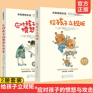 正版 全2册 给孩子立规矩+应对孩子的愤怒与攻击 布教授有办法 崔玉涛推荐 教育孩子的书籍家教育儿书籍好妈妈胜过好老师 正面管教