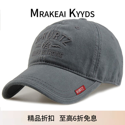 Mrakeai Kyyds MK帽子男秋冬季户外遮阳鸭舌帽防晒太阳帽钓鱼休闲