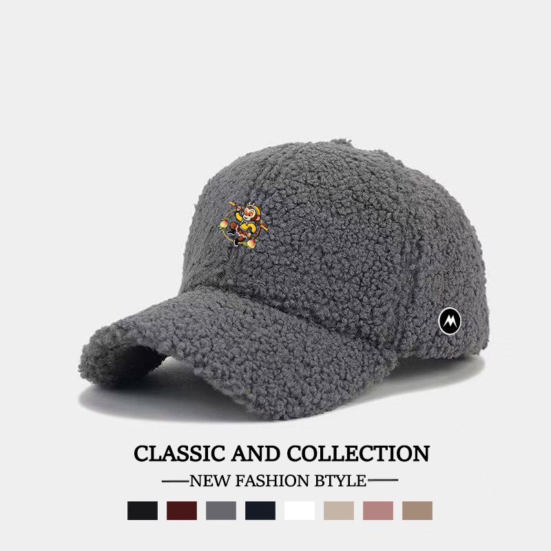 Mrakeai Kyyds MK新款猴年限定男女通用冬季保暖百搭鸭舌帽显脸小