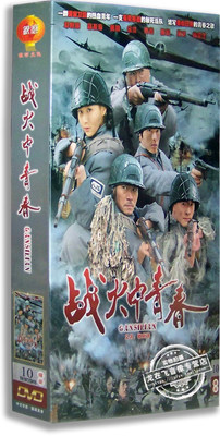 正版电视剧 战火中青春10DVD 又名：敢死连 精装版 赵恒煊 寇振海