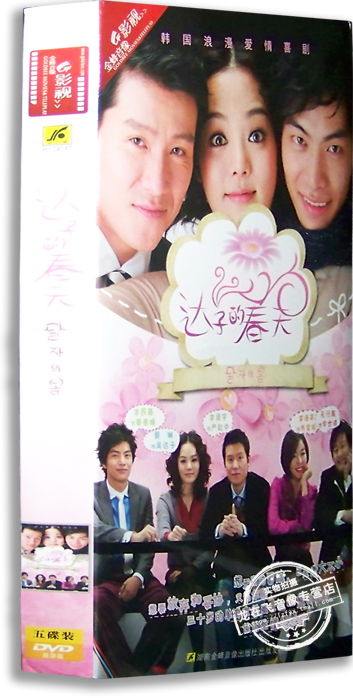 正版电视剧 达子的春天5DVD 经济版盒装 蔡琳 李民基 李贤宇