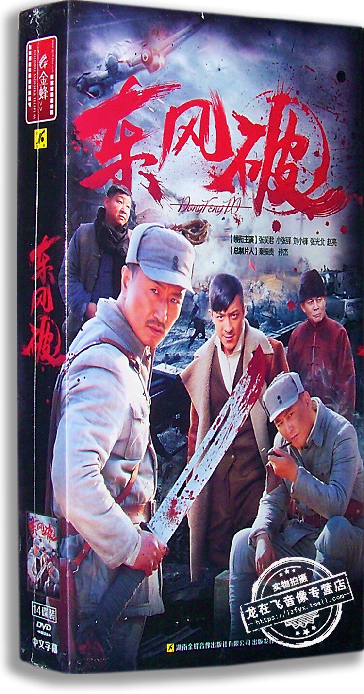 正版电视剧 东风破 精装版 14DVD 张笑君 小张铎 张光北