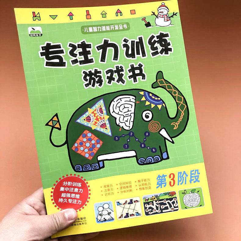 晨风童书 专注力训练游戏书(第3阶段)4-5岁儿童儿童智力潜能开发全书找不同大迷宫宝宝连线创意涂色益智游戏幼儿观察记忆力培养怎么看?